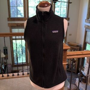 Patagonia Gray Black Vest Sz M Women’s